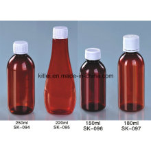 Frasco Liquid Sealing Plastic Pill Fruta Amber saudável medicina